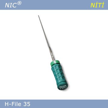 NIC manual H-files used for root canal preparation and shaping.