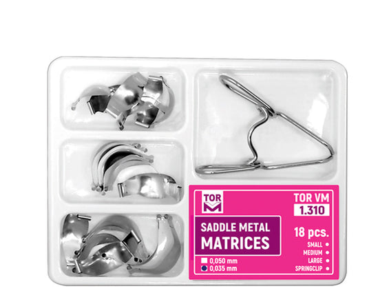 TOR VM Saddle Metal Matrices Matrix Kit dental restorative matrix bands