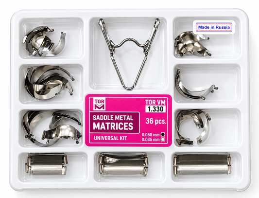 TOR VM Saddle Metal Matrices Kit - 36 Pcs Made in Russia