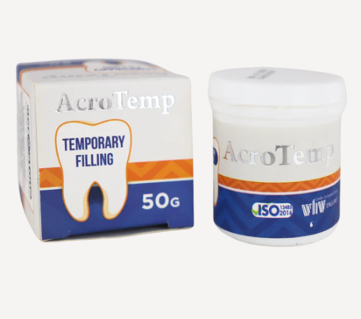 AcroTemp temporary filling material 50 g box for interim dental restorations