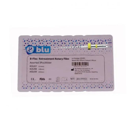 Blu B-Flex RCS Retreatment Rotary Files