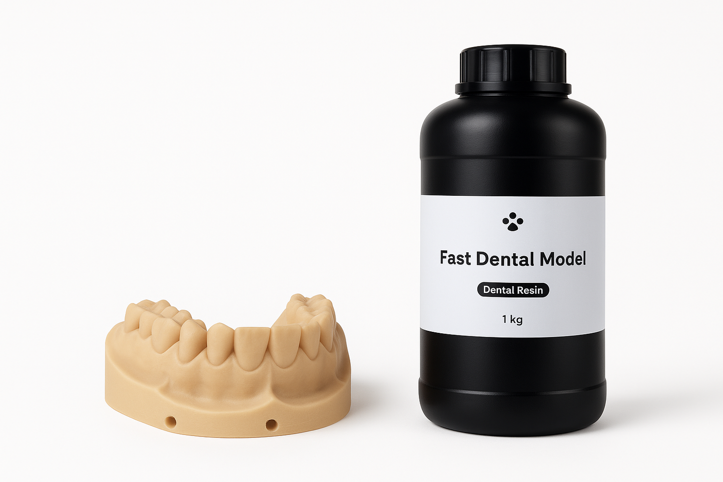 Fast Dental Model fast dental model resin by DigiDentals in Egypt – Shade: Nova3d yellow 10