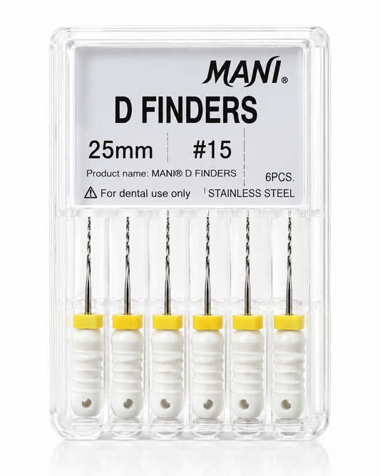 MANI D-Finder Original endodontic files pack of 6 for root canal negotiation