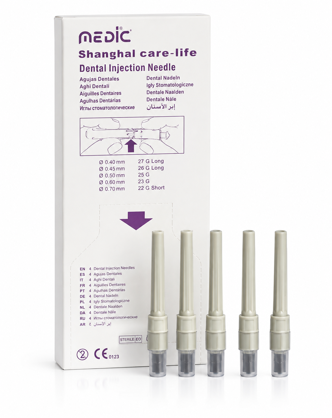 Medic Dental Injection Needle  100 Pcs