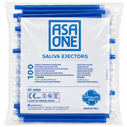 Disposable Dental Saliva Ejectors - High Flexibility (100 Pieces)