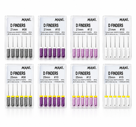 MANI D-Finder Original endodontic files pack of 6 for root canal negotiation