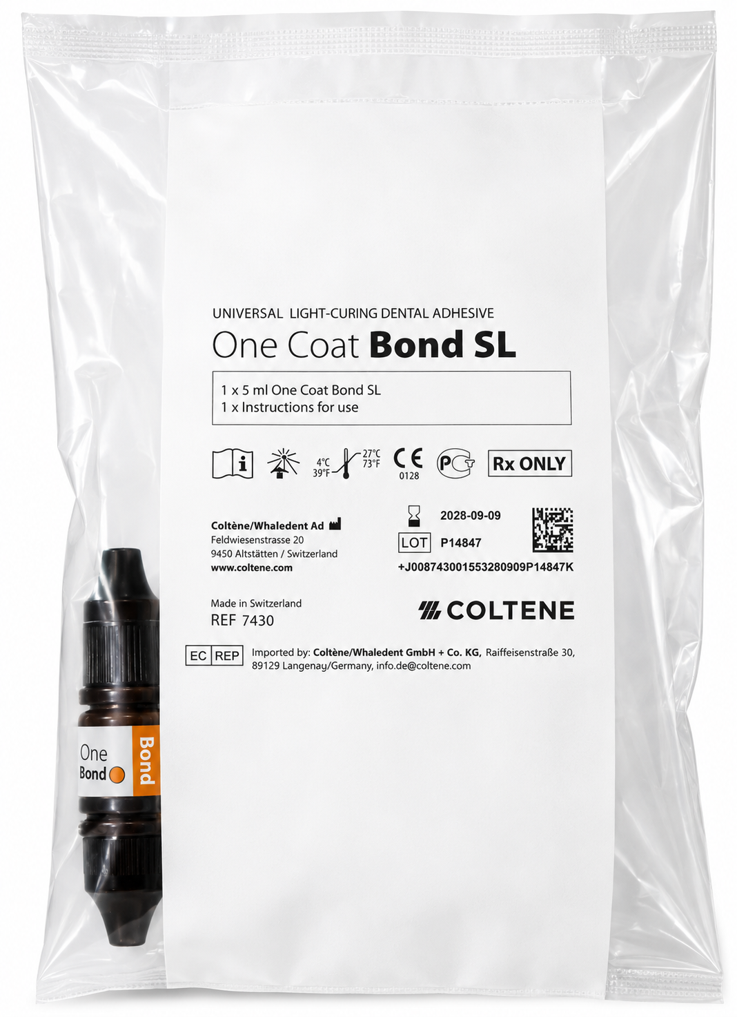 Coltene One Coat Bond SL Adhesive 5ml dental bonding agent
