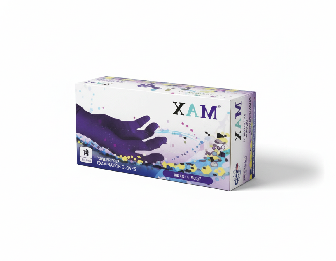 Nitrile Gloves Max  m-L-XL  (White-Blue-Black-Pink)