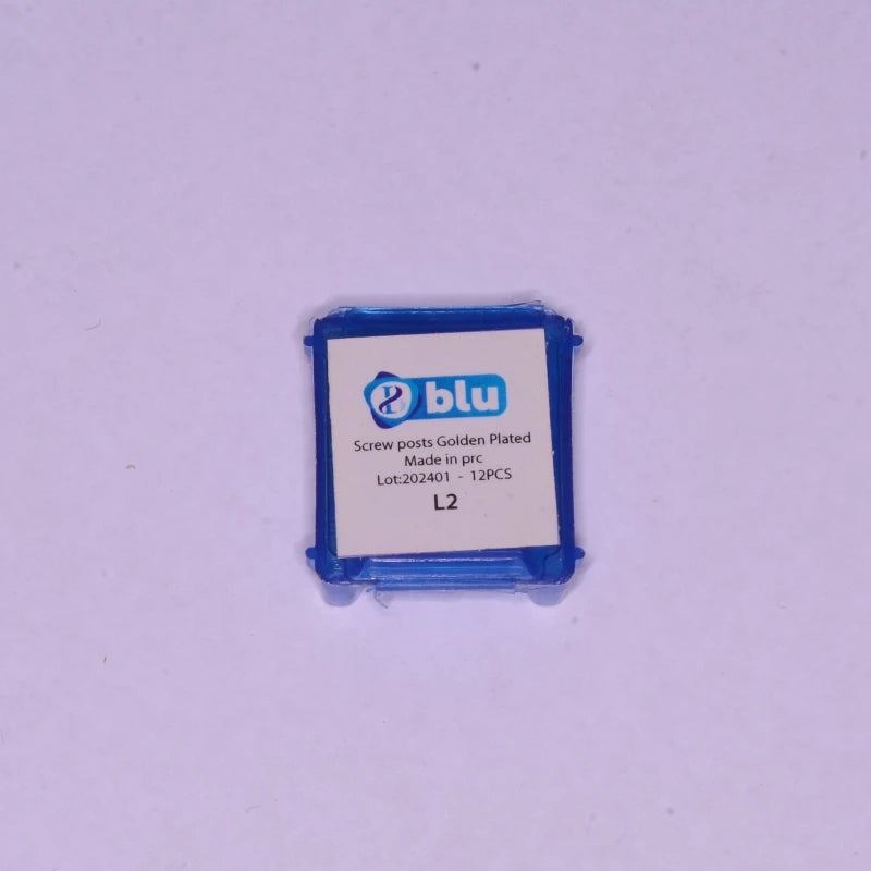 Golden Palated Screw Posts Refill (12Pcs/Pack)