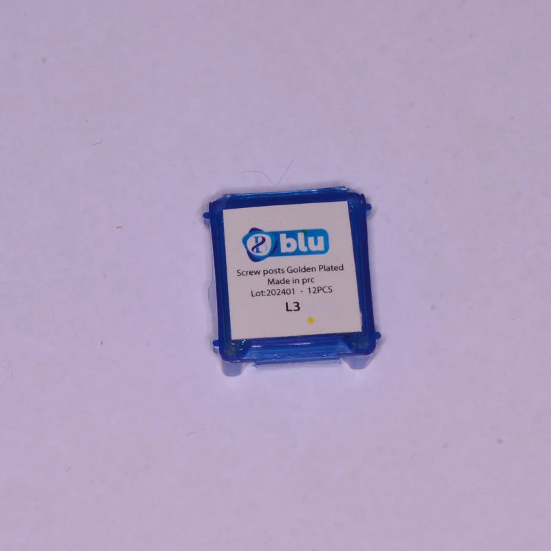 Golden Palated Screw Posts Refill (12Pcs/Pack)