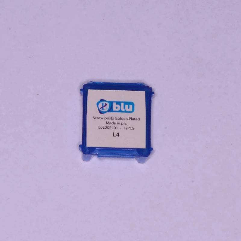 Golden Palated Screw Posts Refill (12Pcs/Pack)