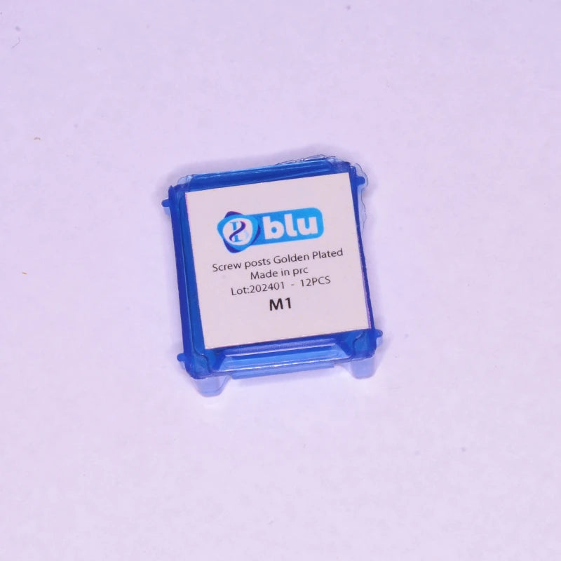 Golden Palated Screw Posts Refill (12Pcs/Pack)