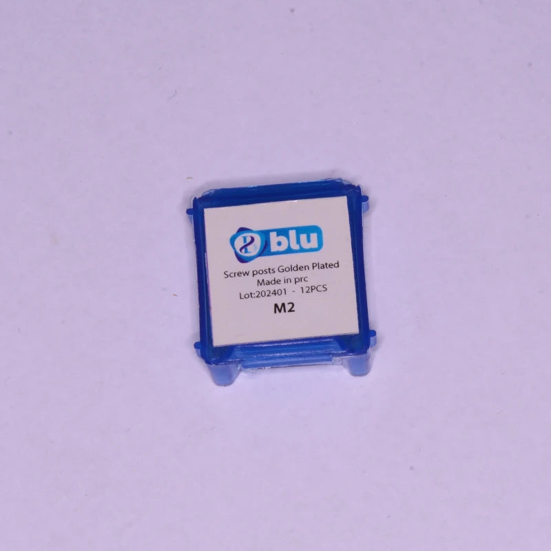 Golden Palated Screw Posts Refill (12Pcs/Pack)