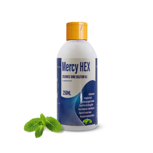 Mercy hex Chlorohexidine2% 1.3% hemostal 250ml  (Buy 7 Get 1 free Sodium hypochlorite)