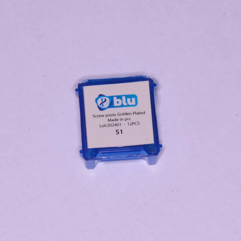 Golden Palated Screw Posts Refill (12Pcs/Pack)