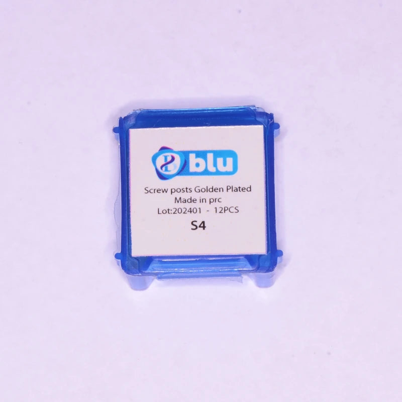 Golden Palated Screw Posts Refill (12Pcs/Pack)