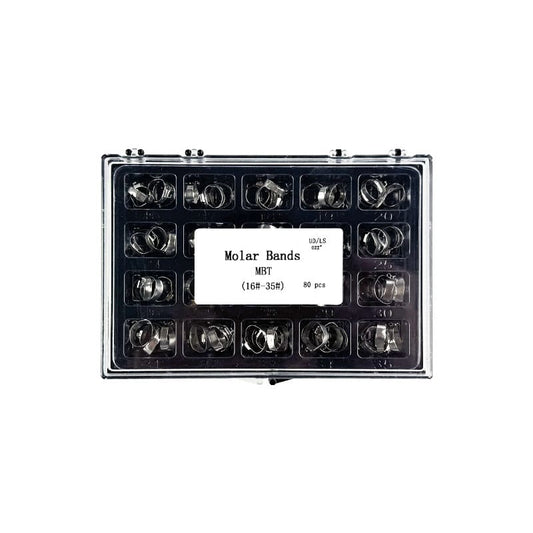 Pediatric molar band kit MBT and ROTH used for orthodontic banding of molars