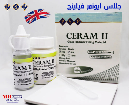 Ceram II Glass Ionomer cement (10g + 6ml)