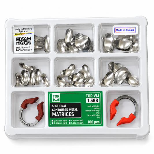 TOR VM Universal Kit 100 Pieces Sectional Contoured Metal Matrices