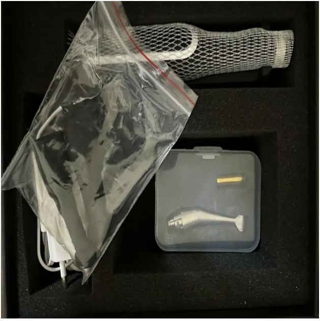 Wismy cordless endodontic motor handpiece with digital OLED display and LED contra-angle for root canal treatment.