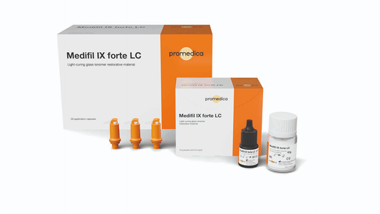 promedica medifil ix forte glass ionomer filling material shades a1 a2 a3 a3.5 b1