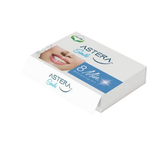 Astera Smile professional dental tooth whitening kit packaging for cosmetic dentistry use