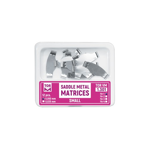 Saddle Metal Matrices Assorted S M L Sizes 12 Pcs