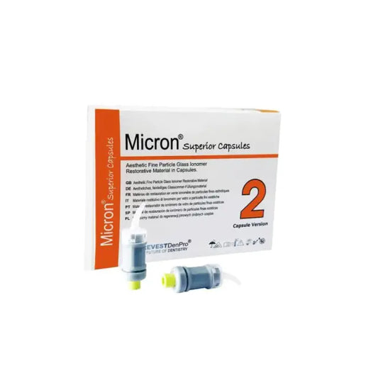 Prevest Micron Superior radiopaque glass ionomer cement capsules pack of 10