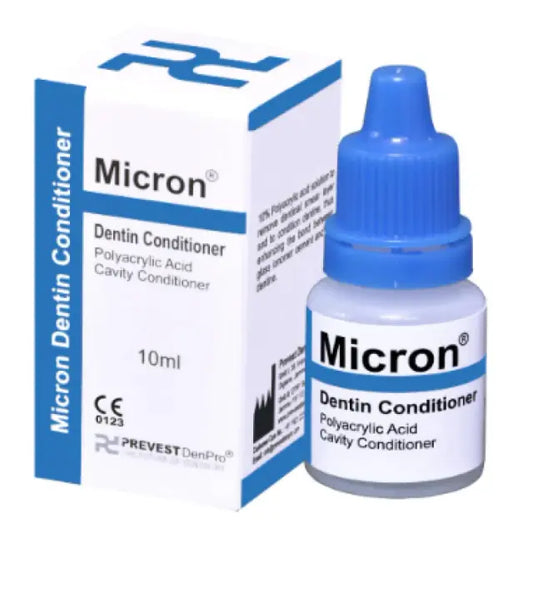 Prevest Micron Dentin Conditioner polyacrylic acid solution for glass ionomer cement bonding