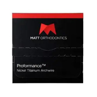 Matt Orthodontics NiTi Copper ProFormance heat-activated round orthodontic archwire