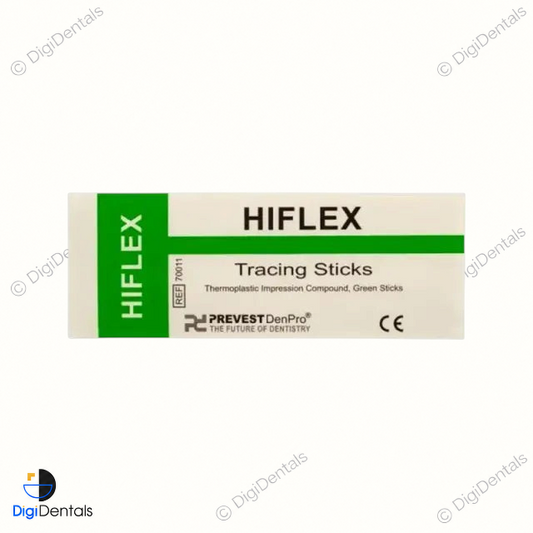 Prevest Hiflex Green Stick thermoplastic dental impression compound for tray border molding and relining