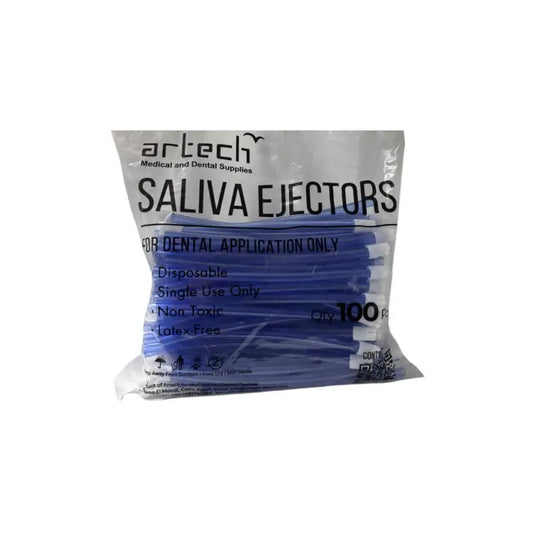 Saliva Ejectors Artech Blue