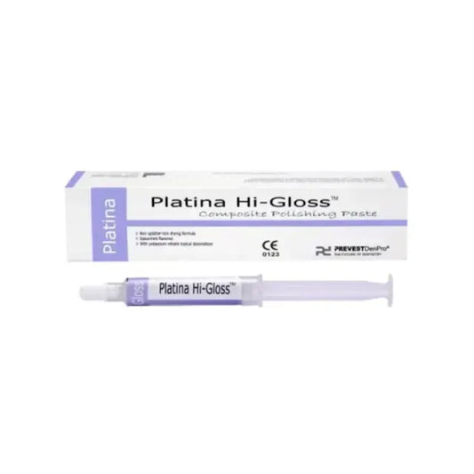 Prevest Platina Hi-Gloss aluminium oxide composite polishing paste 4 g spearmint flavour