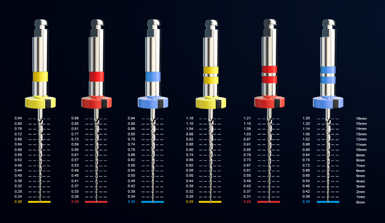 FANTA AF Blue rotary endodontic files taper 4 percent nickel titanium files for root canal shaping