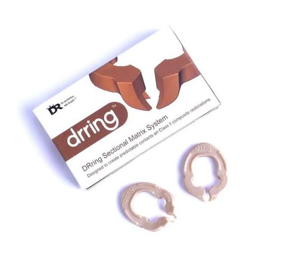 DRRing resin ring sectional matrix system used for Class II posterior composite restorations