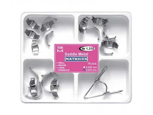 TOR VM Saddle Metal Matrices 18 Pieces Restorative Kit