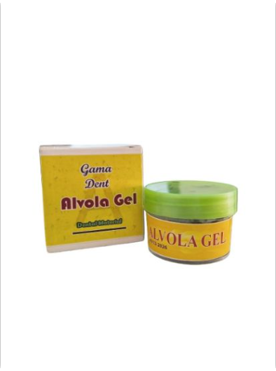 Alvogel Dry Socket Paste in a 50g jar for professional alveolar dressing and pain relief.