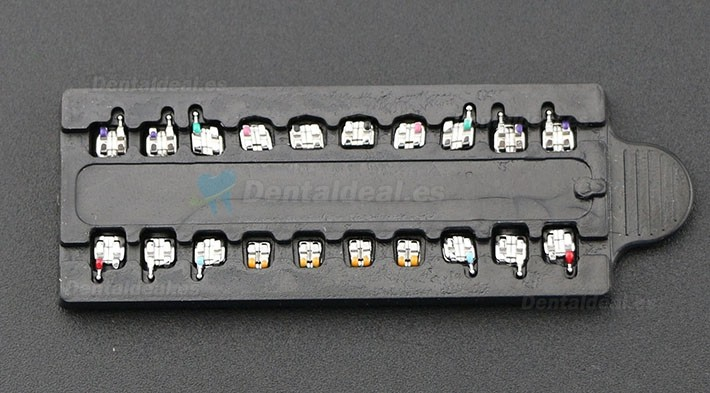 orthodontic mini metal brackets .018 .022 slot MBT Roth braces