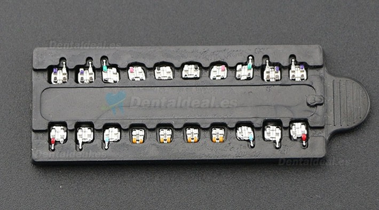 orthodontic mini metal brackets .018 .022 slot MBT Roth braces