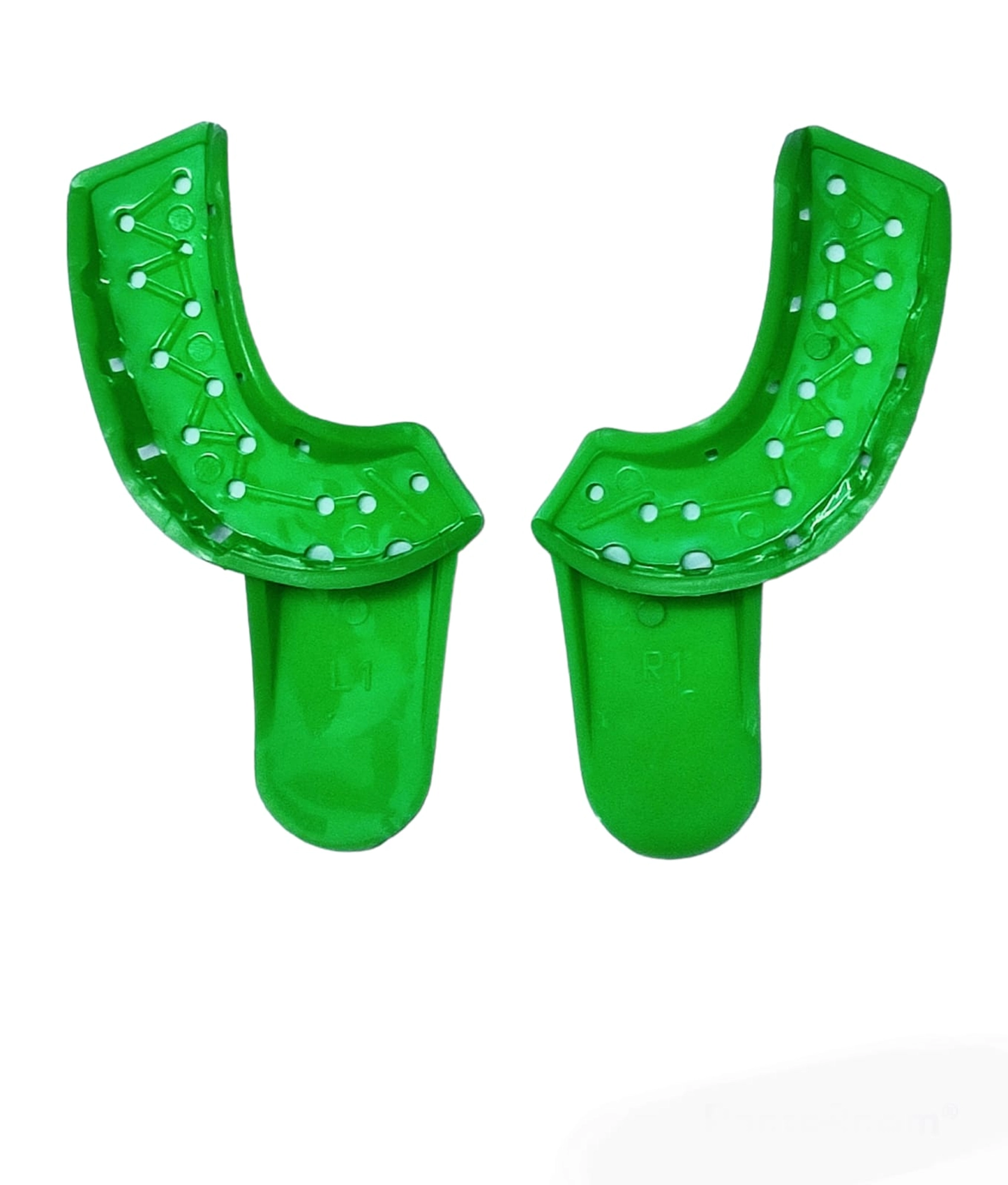 sectional dental impression tray plastic metal quadrant tray