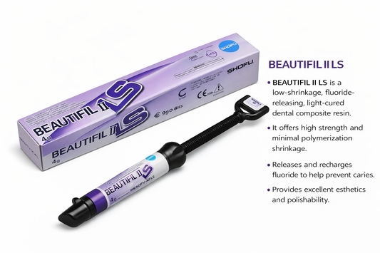 Shofu BEAUTIFIL II LS Low Shrink Composite Syringe A1 A2 A3