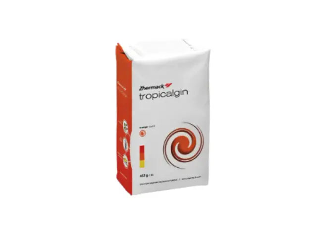Zhermack Tropicalgin 450 g fast-setting chromatic alginate dental impression powder mango flavour
