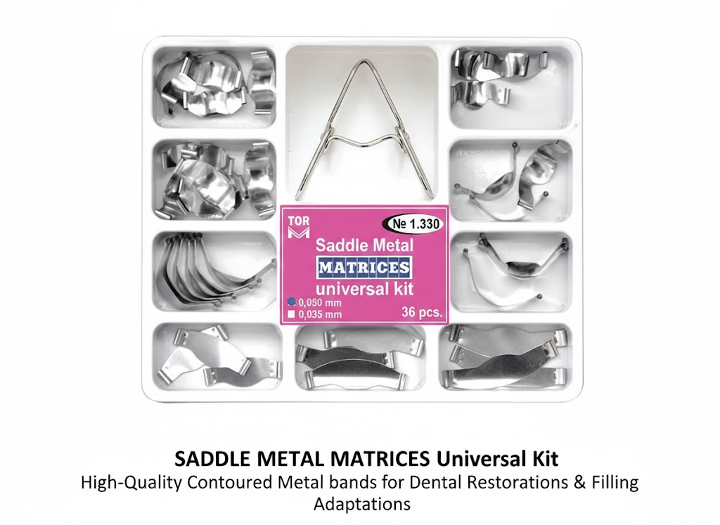 TOR VM Saddle Metal Matrices 36 Pieces Full Kit