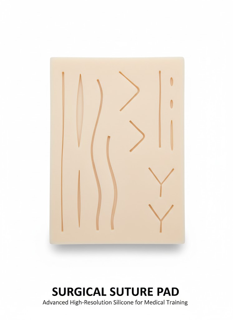 medium dental suture practice pad silicone gum trainer