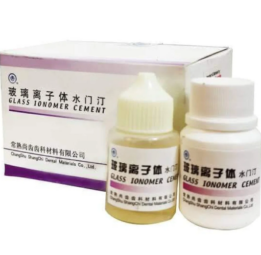 Glass ionomer cement powder and liquid dental restorative material made in China
