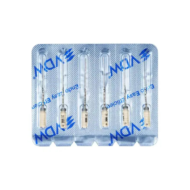 VDW K-Files for manual root canal instrumentation and debris removal
