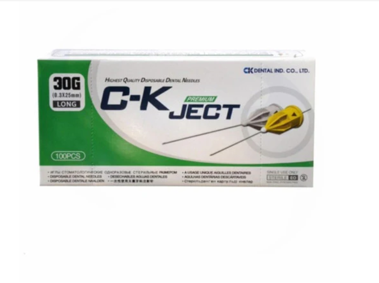 C-K Ject dental product packaging on a white background