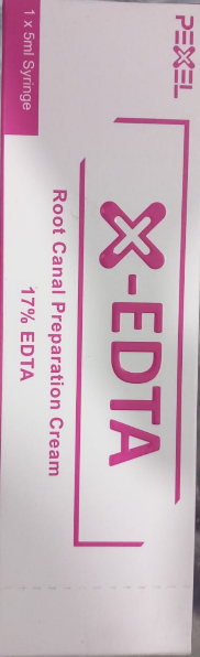 Pexel X-EDTA 17% root canal preparation cream for endodontic instrumentation
