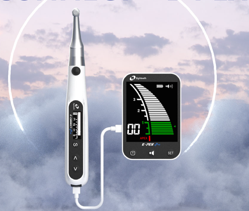 Small nylon dental polishing brush with latch-type shank for low-speed handpiece.