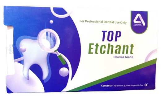 Top Etchant phosphoric acid etching gel 3 g syringes with disposable tips made in Egypt